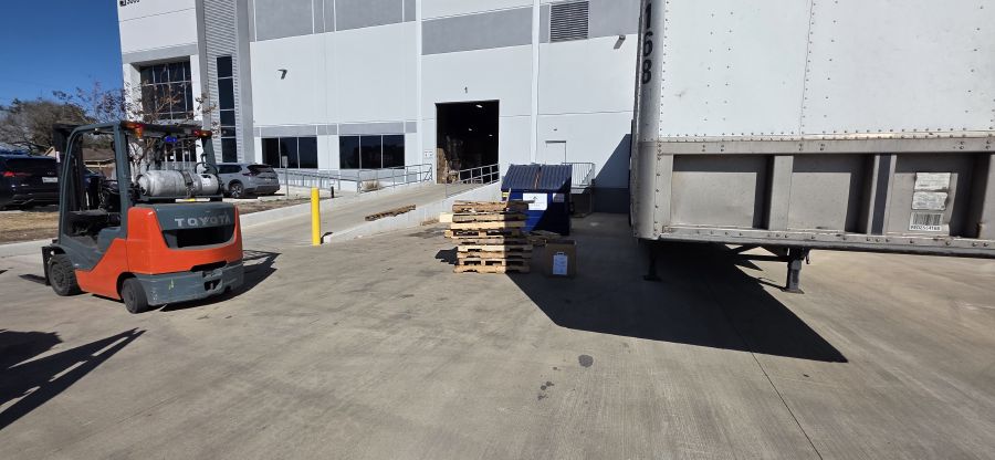 Commercial debris drop-off